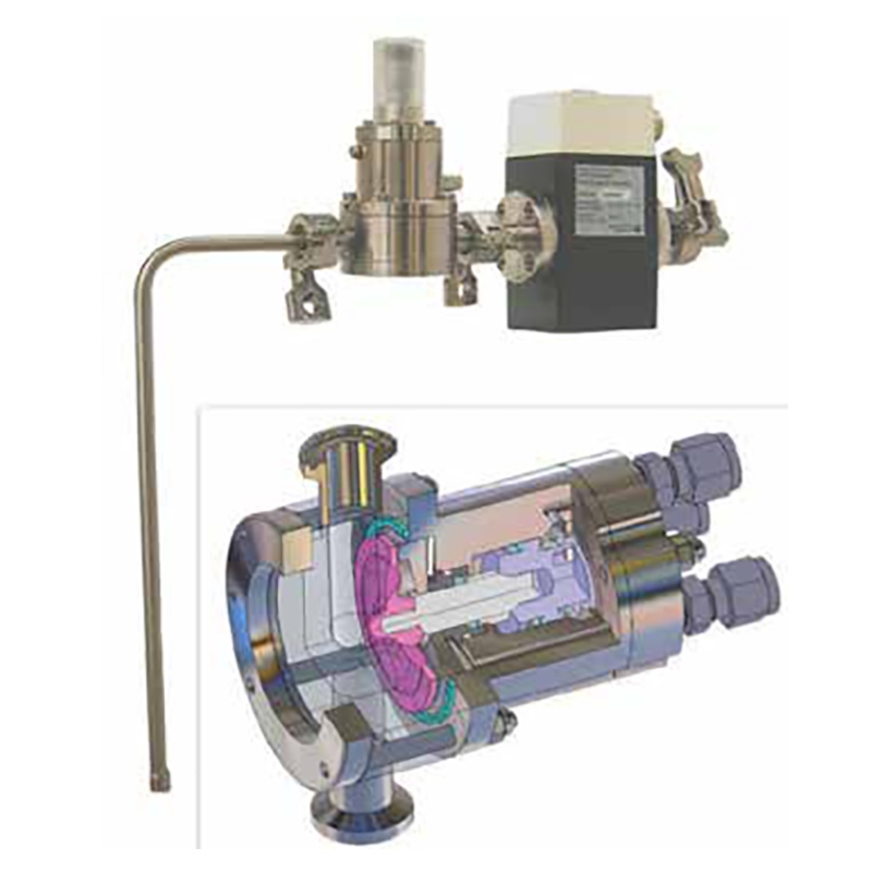 Membranventilmagnetisk flödesmätningsserie pump